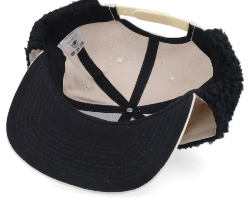 Earflap-Wild Spirit Mountain 3d Canvas Flatbrim /Black Earflap - Beige