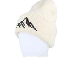 Cuff Beanies-Wild Spirit Mountain 3d Vanilla Soft Deep Cuff - White