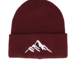 Cuff Beanies-Wild Spirit Mountain 3d Vanilla Soft Deep Cuff - White