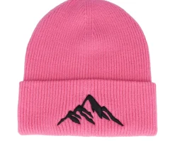 Cuff Beanies-Wild Spirit Mountain 3d Vanilla Soft Deep Cuff - White
