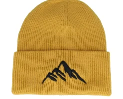Cuff Beanies-Wild Spirit Mountain 3d Vanilla Soft Deep Cuff - White