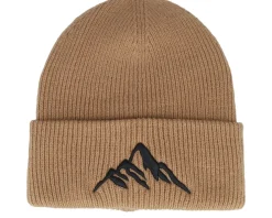 Cuff Beanies-Wild Spirit Mountain 3d Vanilla Soft Deep Cuff - White