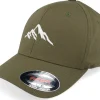 Clearance Wild Spirit Mountain 3d White/Olive Flexfit - Green