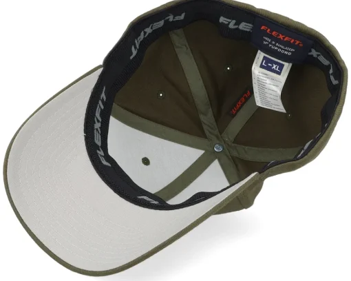 Clearance Wild Spirit Mountain 3d White/Olive Flexfit - Green