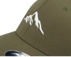 Clearance Wild Spirit Mountain 3d White/Olive Flexfit - Green