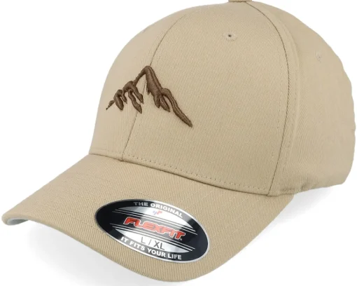 Clearance Wild Spirit Mountain 3d White/Olive Flexfit - Green