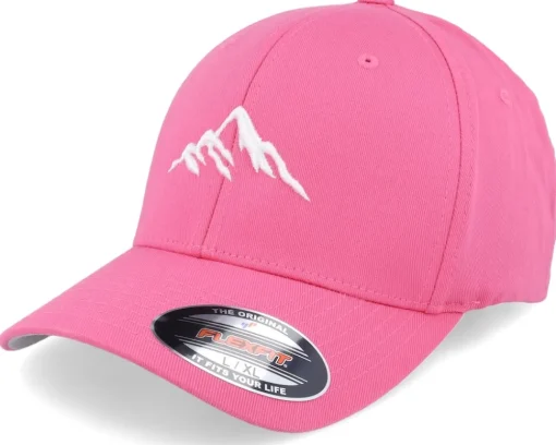 Clearance Wild Spirit Mountain 3d White/ Flexfit - Pink