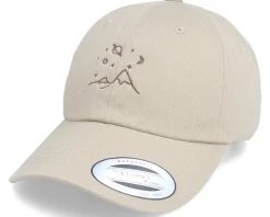 Dad Cap-Abducted Mountain Space Gazing Beige Dad Cap