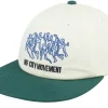 Snapback-HUF Movement 6 Panel Linen/Green Snapback -