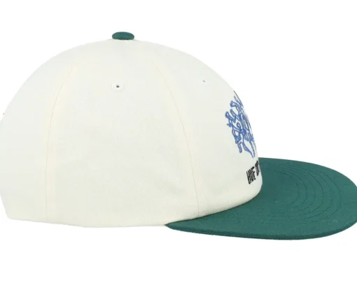 Snapback-HUF Movement 6 Panel Linen/Green Snapback -