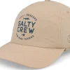 Best Salty Crew Mullet 5 Panel Khaki Ear Flap -