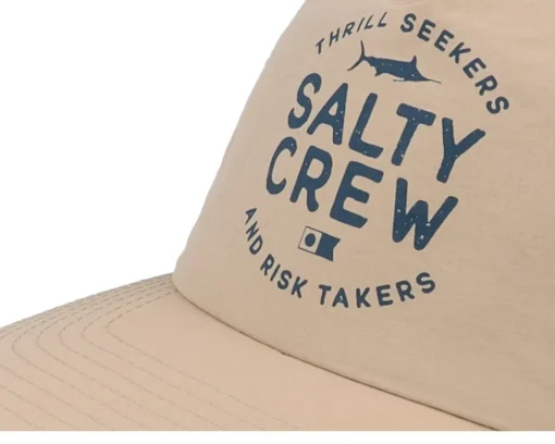 Best Salty Crew Mullet 5 Panel Khaki Ear Flap -