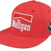 Snapback-American Needle Mulligan Covert 19Th Hole Golf Red Snapback -