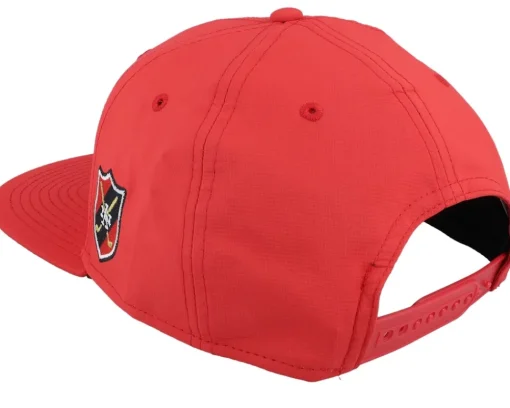 Snapback-American Needle Mulligan Covert 19Th Hole Golf Red Snapback -