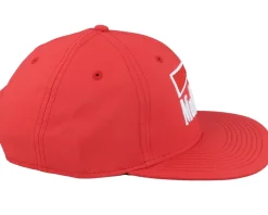 Snapback-American Needle Mulligan Covert 19Th Hole Golf Red Snapback -