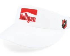 Visor-American Needle Mulligan Tour Visior 19th Hole Golf White Visor -
