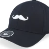 Clearance Bearded Man Mustache Logo Black Flexfit -