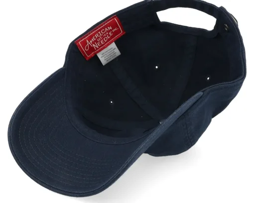 Dad Cap-American Needle Nasa Ballpark Navy Dad Cap -