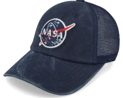 Trucker-American Needle Nasa Raglan Bones Navy Trucker -