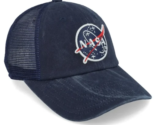 Trucker-American Needle Nasa Raglan Bones Navy Trucker -
