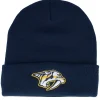 Hot Wild Spirit Nashville Predators Terrain Knit Solid Navy Cuff -