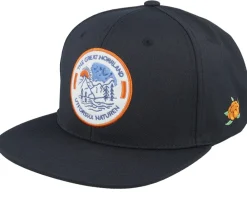Snapback-SQRTN Naturen Cap Black Snapback -