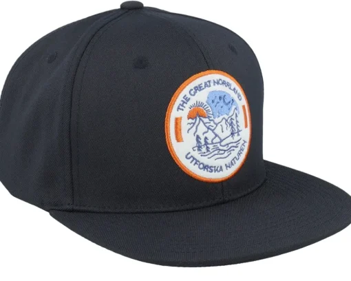 Snapback-SQRTN Naturen Cap Black Snapback -