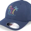 Online Iconic Neon Summer Beach Flamingo Navy Flexfit -