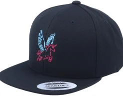 Snapback-Unicorns Neon Summer Unicorn Black Snapback -