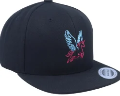 Snapback-Unicorns Neon Summer Unicorn Black Snapback -