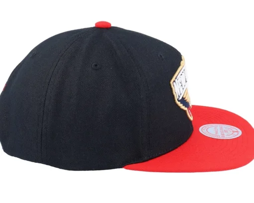 Online Mitchell & Ness New Orleans Pelicans Core Basic Black/Red Snapback -