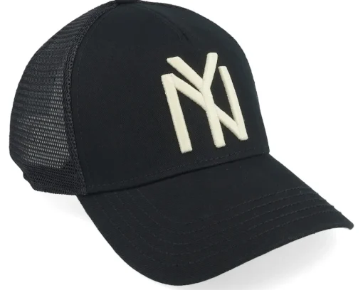 Trucker-American Needle New York Black Yankees Nl Archive Valin Black Trucker -