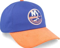 Adjustable-American Needle New York Islanders Burnett Blue/Orange Corduroy A-frame Adjustable -