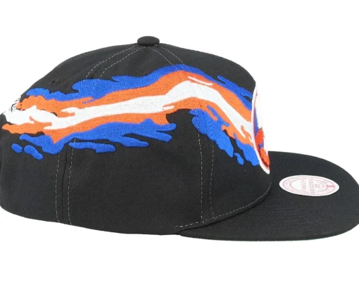Snapback-Mitchell & Ness New York Islanders Vintage Paintbrush Snapback - Black