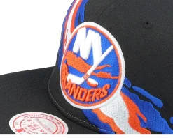 Snapback-Mitchell & Ness New York Islanders Vintage Paintbrush Snapback - Black