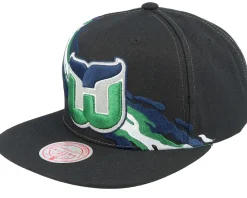 Snapback-Mitchell & Ness New York Islanders Vintage Paintbrush Snapback - Black