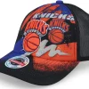 Trucker-Mitchell & Ness New York Knicks Hyper Black Trucker -