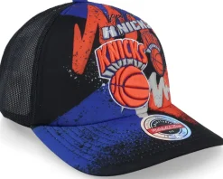 Trucker-Mitchell & Ness New York Knicks Hyper Black Trucker -