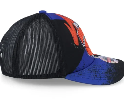 Trucker-Mitchell & Ness New York Knicks Hyper Black Trucker -