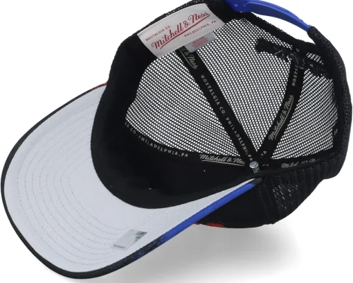 Trucker-Mitchell & Ness New York Knicks Hyper Black Trucker -