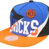 Snapback-Mitchell & Ness New York Knicks Multiply Blue Snapback - Black