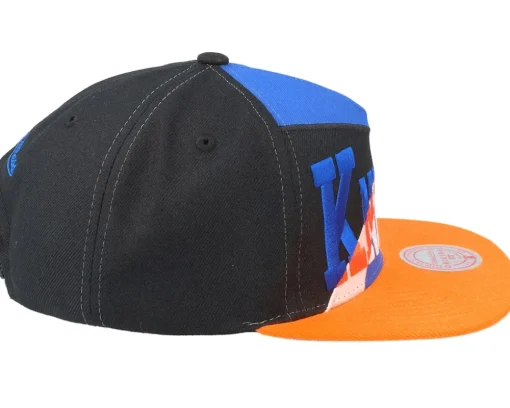 Snapback-Mitchell & Ness New York Knicks Multiply Blue Snapback - Black