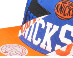 Snapback-Mitchell & Ness New York Knicks Multiply Blue Snapback - Black