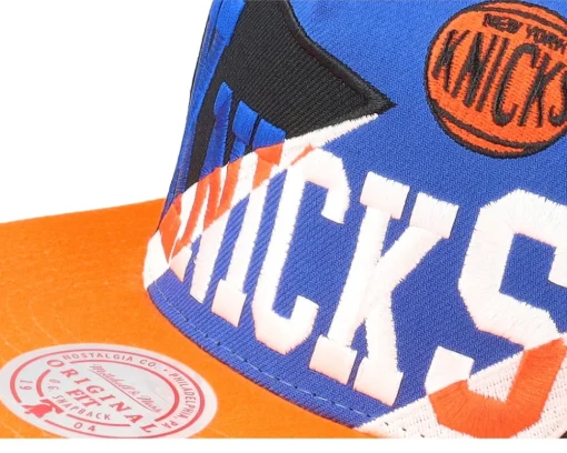Snapback-Mitchell & Ness New York Knicks Multiply Blue Snapback - Black