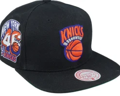 Snapback-Mitchell & Ness New York Knicks Side Jam Snapback - Black