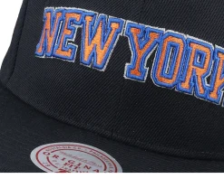 Outlet Mitchell & Ness New York Knicks Triple Play Snapback - Black