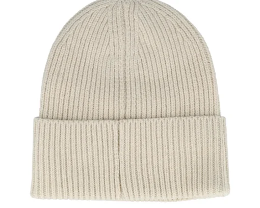 Fashion Calza Pennello New York Skyscraper Beanie Oatmeal Oversized Cuff -