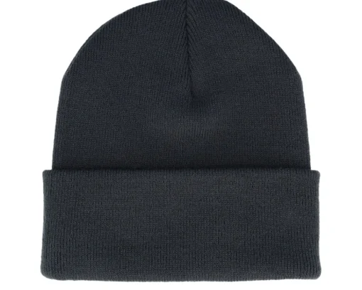 Cuff Beanies-Calza Pennello New York Skyscraper Beanie Graphite Grey Cuff -