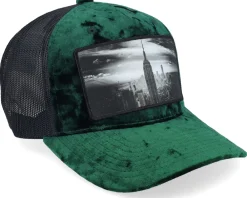 Trucker-Calza Pennello New York Skyscraper Velvet /Black A-frame - Green