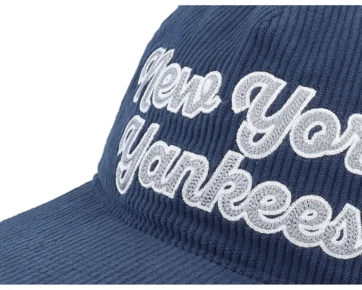 Dad Cap-47 Brand New York Yankees Chainscript Hitch Lc Navy Dad Cap - Blue
